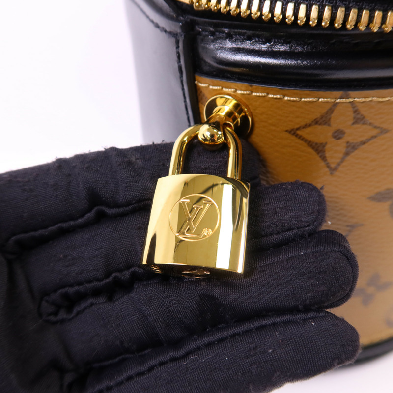 LOUIS VUITTON Monogram Reverse Cannes金扣手挽肩背兩用袋-8