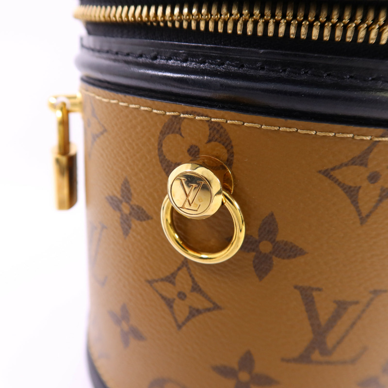 LOUIS VUITTON Monogram Reverse Cannes金扣手挽肩背兩用袋-10
