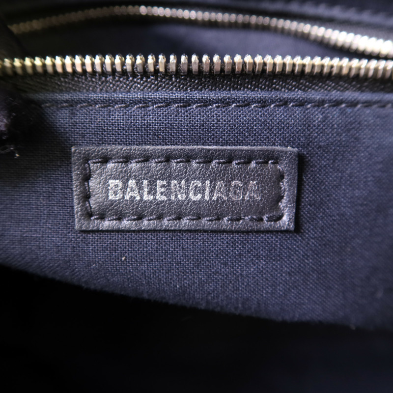 BALENCIAGA 帆布Everyday XS銀扣手挽肩背兩用袋-6
