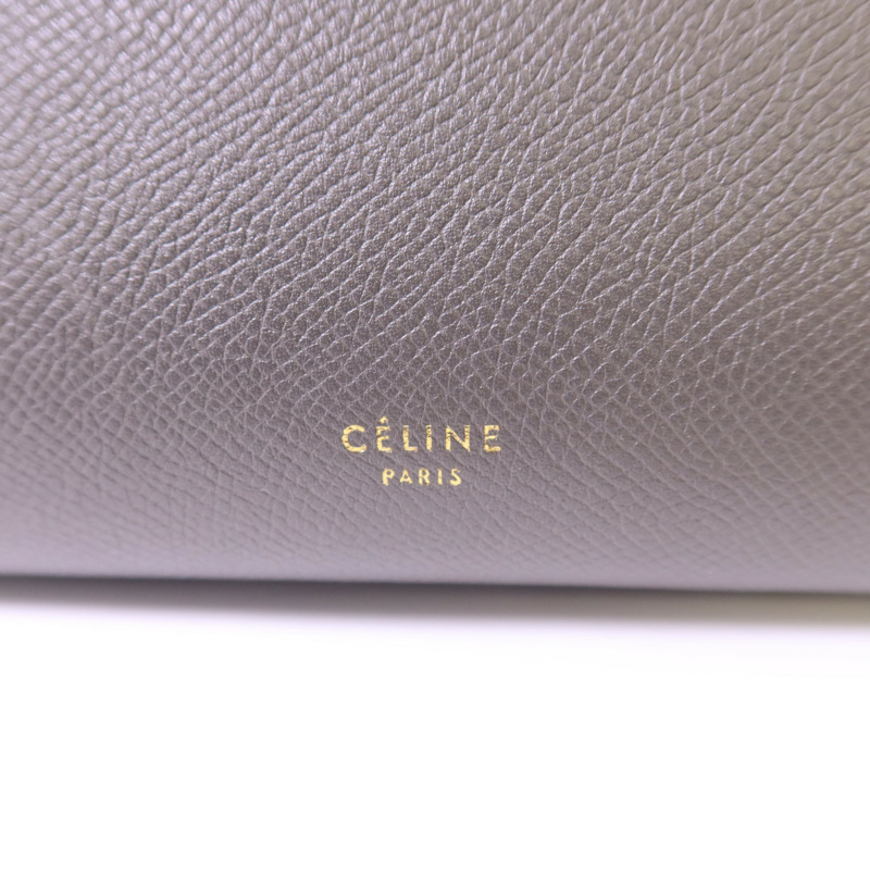 CELINE 牛皮皮革Micro Belt Bag金扣手挽肩背兩用袋-6