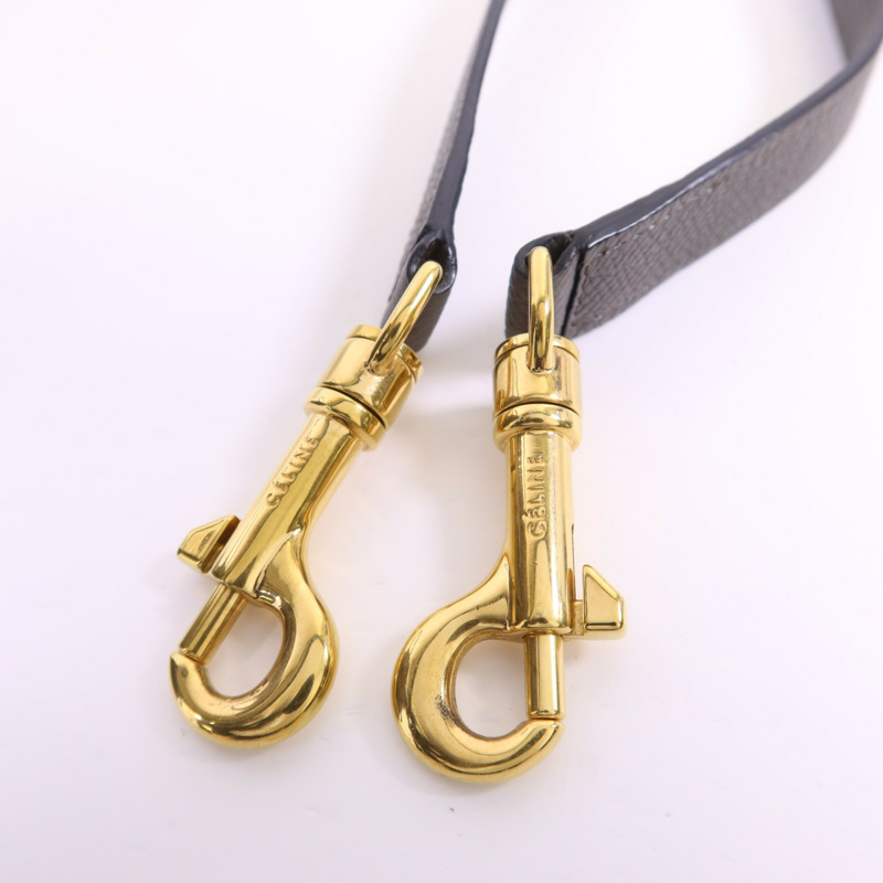 CELINE 牛皮皮革Micro Belt Bag金扣手挽肩背兩用袋-9