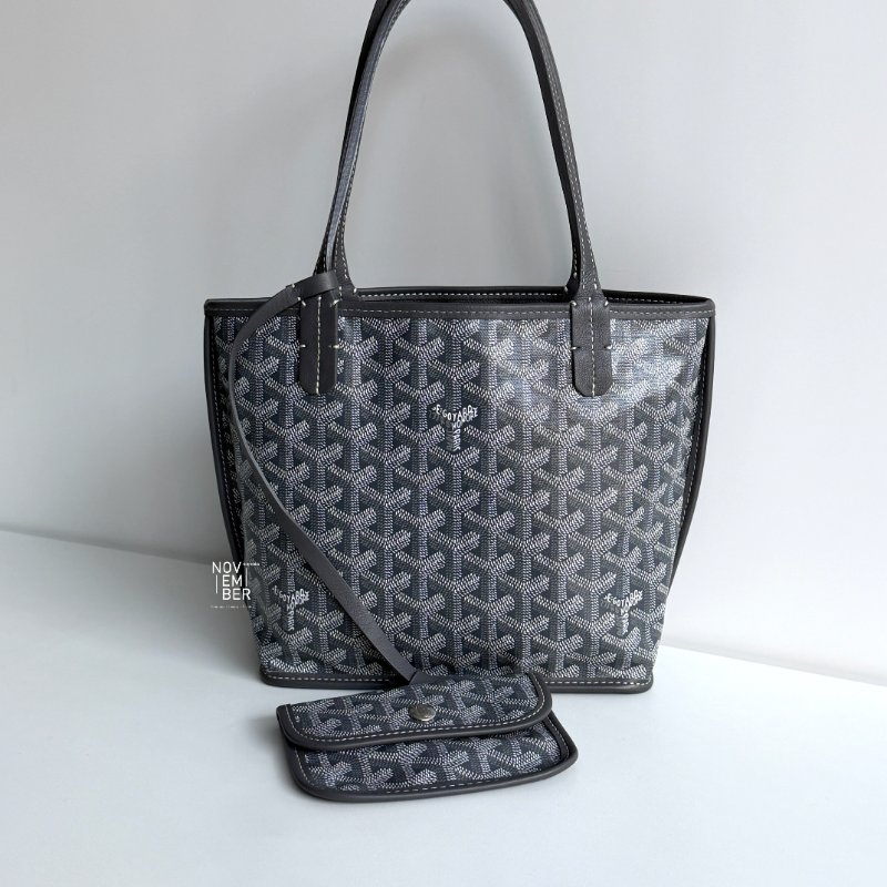 99新🆕 Goyard 戈雅 mini tote bag 灰色-0