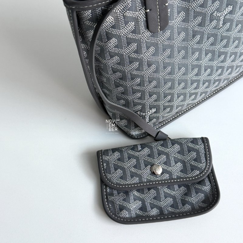 99新🆕 Goyard 戈雅 mini tote bag 灰色-2