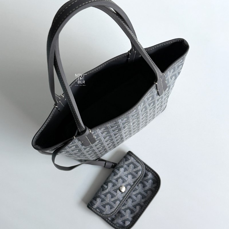 99新🆕 Goyard 戈雅 mini tote bag 灰色-3