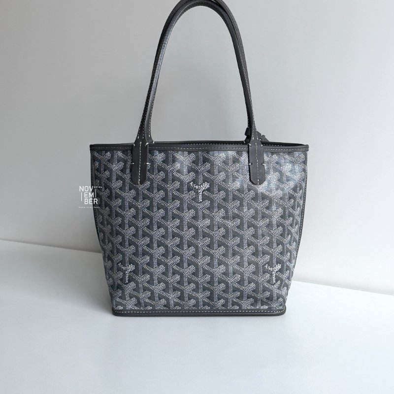 99新🆕 Goyard 戈雅 mini tote bag 灰色-6