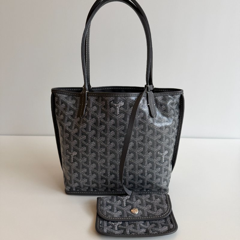 99新🆕 Goyard 戈雅 mini tote bag 灰色-15