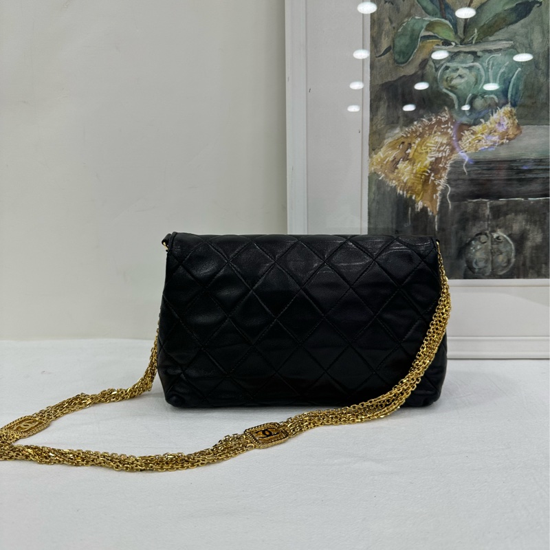 Chanel vintage 尤靖茹同款方牌多鏈條 稀有款，市面很少。-2