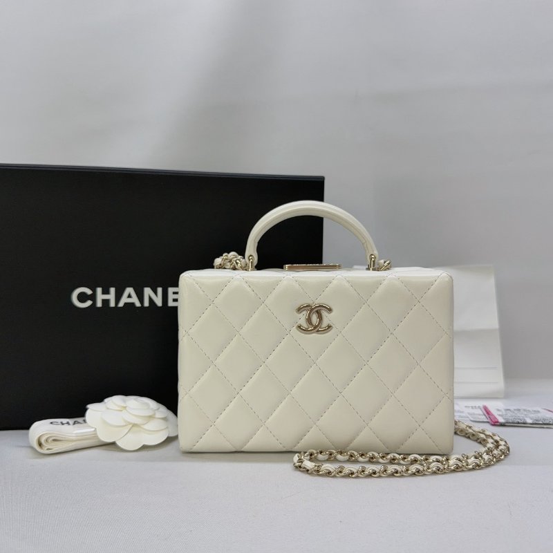 CHANEL 24K白金手提鏈帶箱包-0