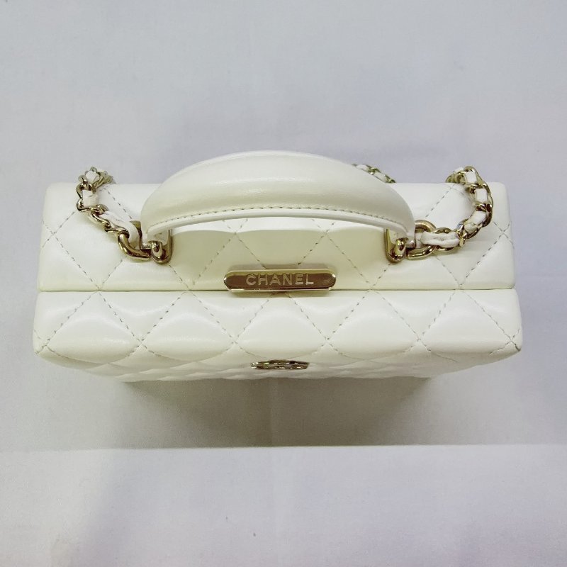 CHANEL 24K白金手提鏈帶箱包-6