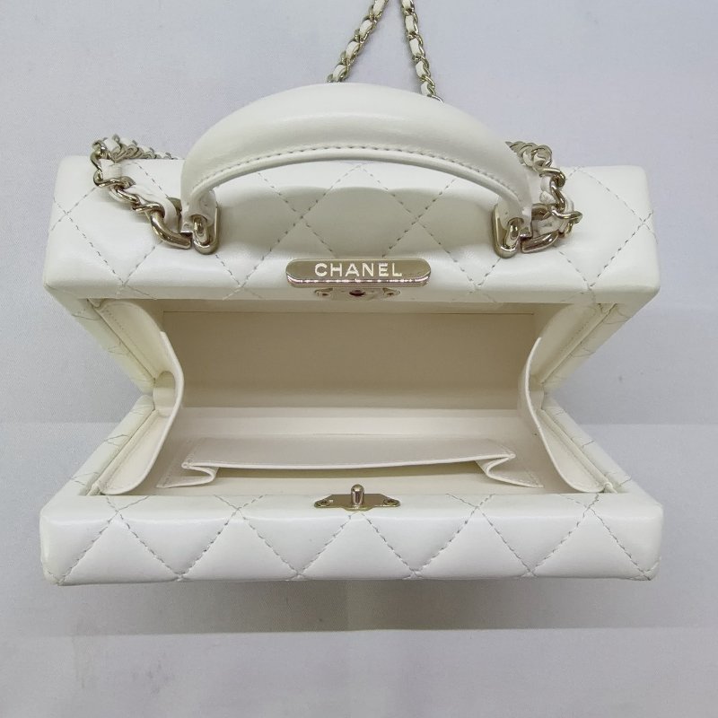 CHANEL 24K白金手提鏈帶箱包-7