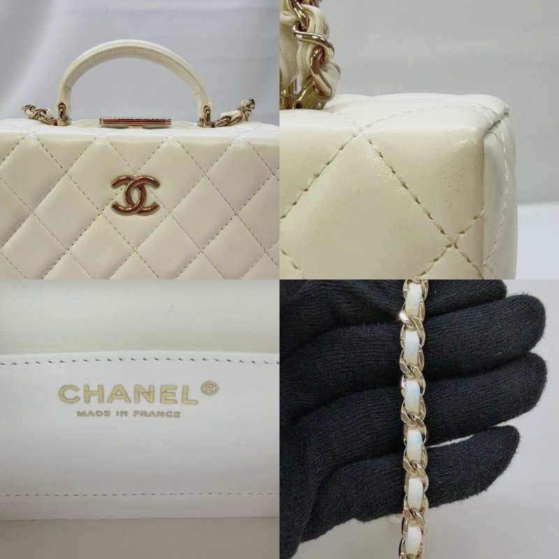 CHANEL 24K白金手提鏈帶箱包-8