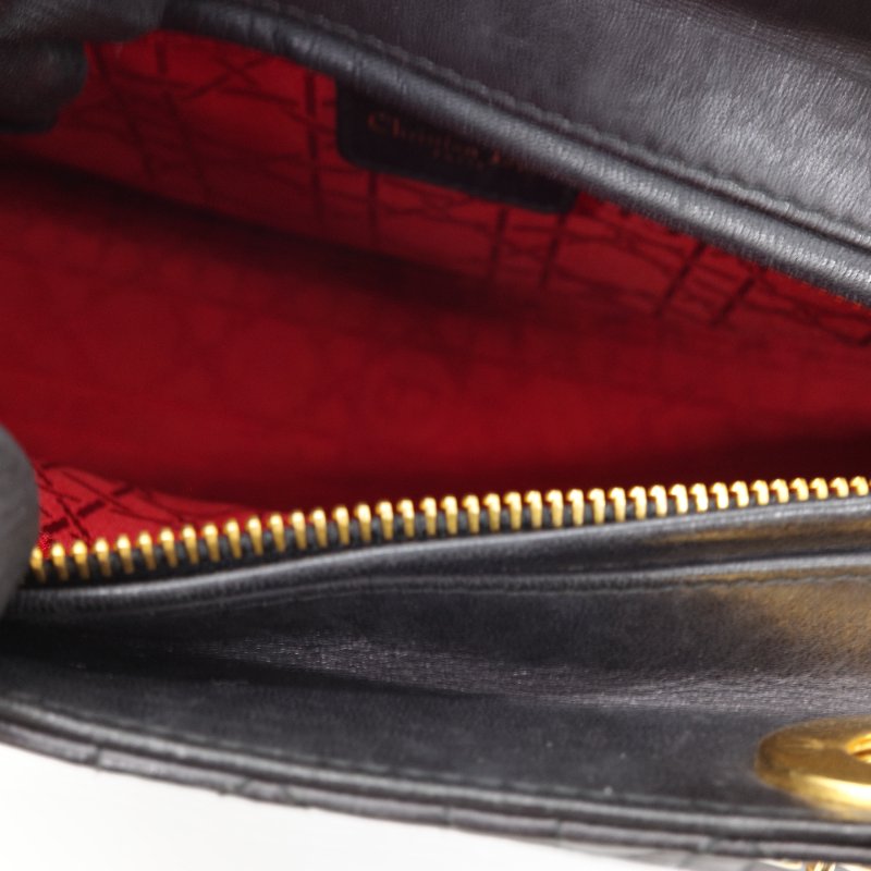 【CP 精選🌟小編推薦】Dior 迪奧 Lady Dior 戴妃包  Cannage 藤格紋 金色 吊飾 牛皮 肩背包 手提包-17