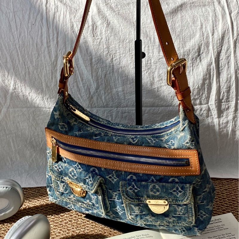 LV 牛仔丹寧baggy單肩包 28-1