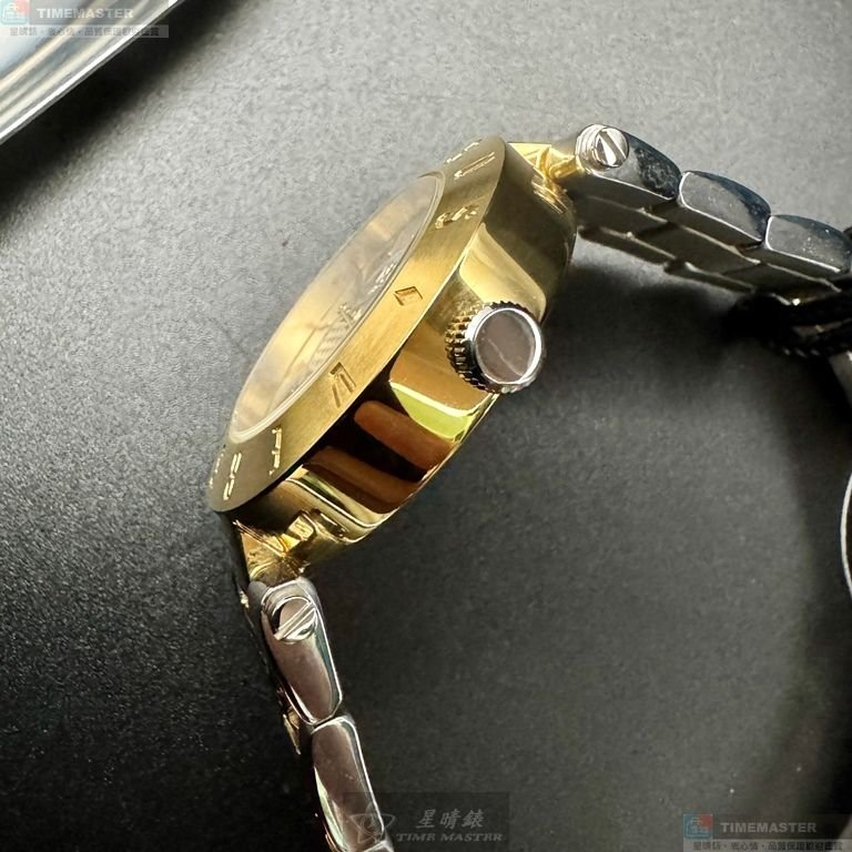 VERSUS VERSACE手錶,編號VV00404,34mm金色錶殼,金銀相間錶帶款-7