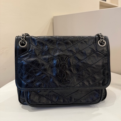 （超甜價）YSL niki中號 黑色中號