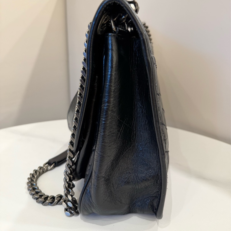 (超甜價)YSL niki中號 黑色中號-7