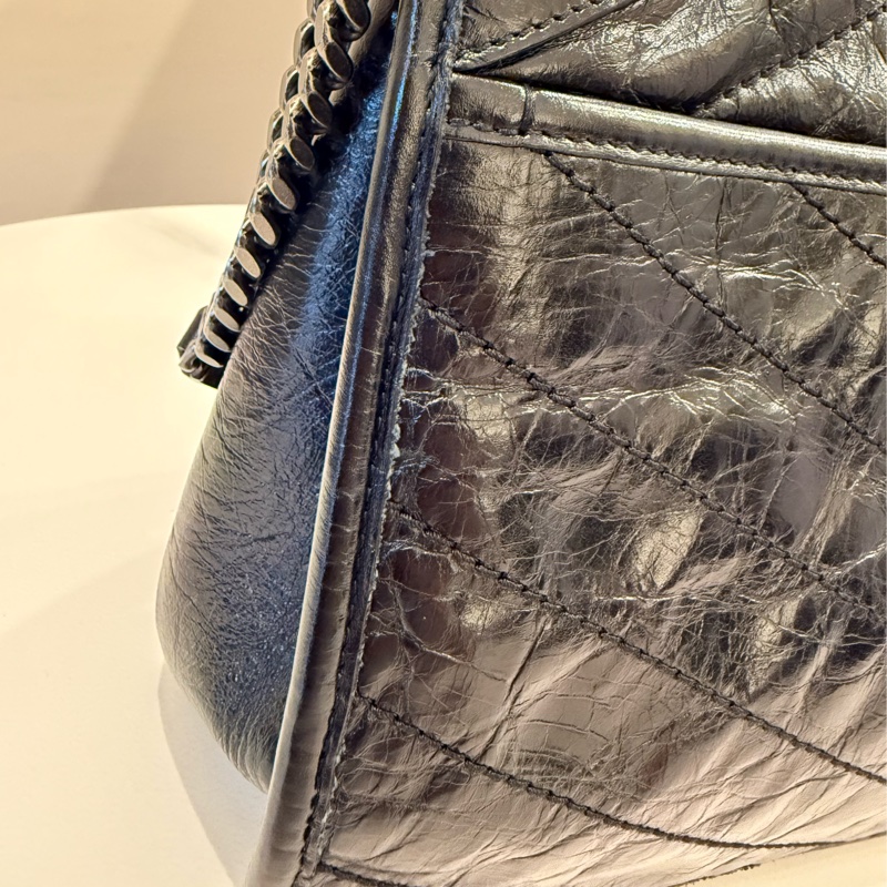 (超甜價)YSL niki中號 黑色中號-8