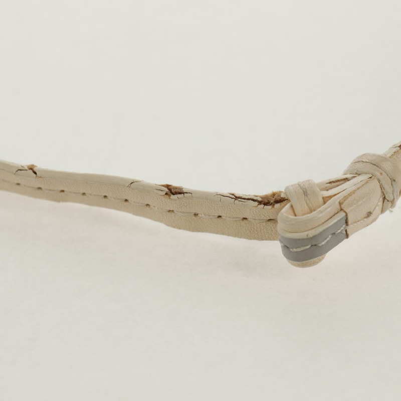 【日本直送】Christian Dior Trotter Romantic 單肩包 PVC 白色銀色 正品 155320V-6