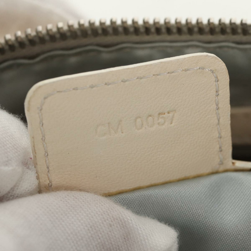 【日本直送】Christian Dior Trotter Romantic 單肩包 PVC 白色銀色 正品 155320V-10