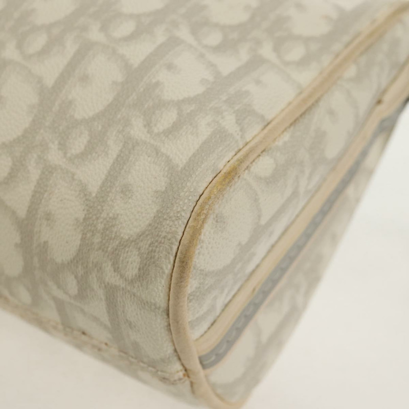 【日本直送】Christian Dior Trotter Romantic 單肩包 PVC 白色銀色 正品 155320V-17