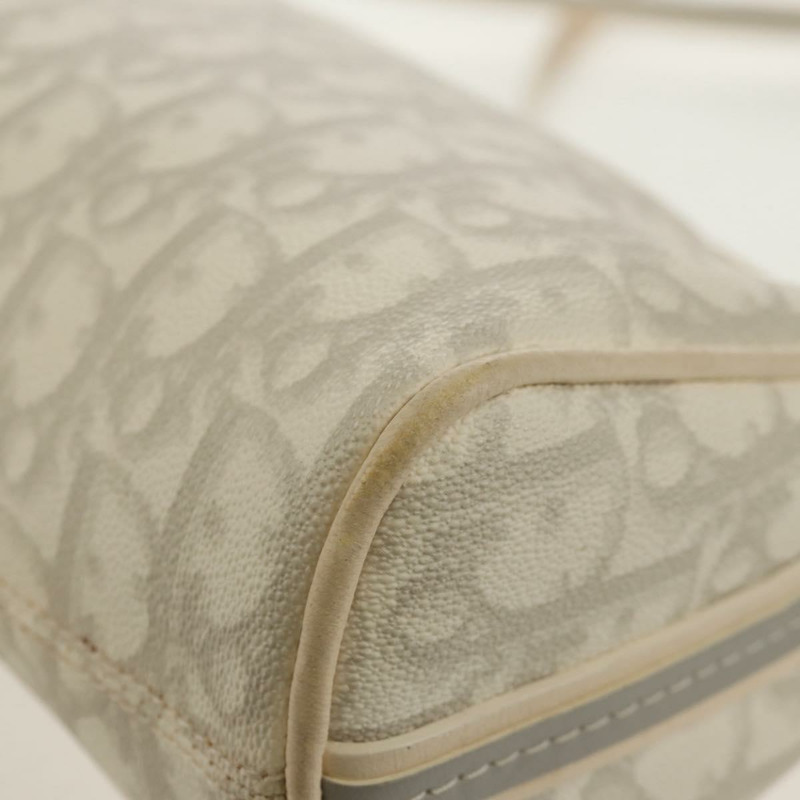 【日本直送】Christian Dior Trotter Romantic 單肩包 PVC 白色銀色 正品 155320V-19