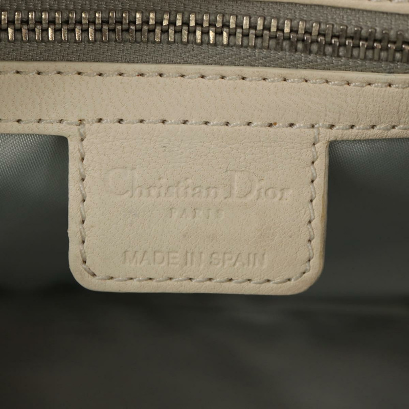 【日本直送】Christian Dior Trotter Romantic 單肩包 PVC 白色銀色 正品 155320V-22