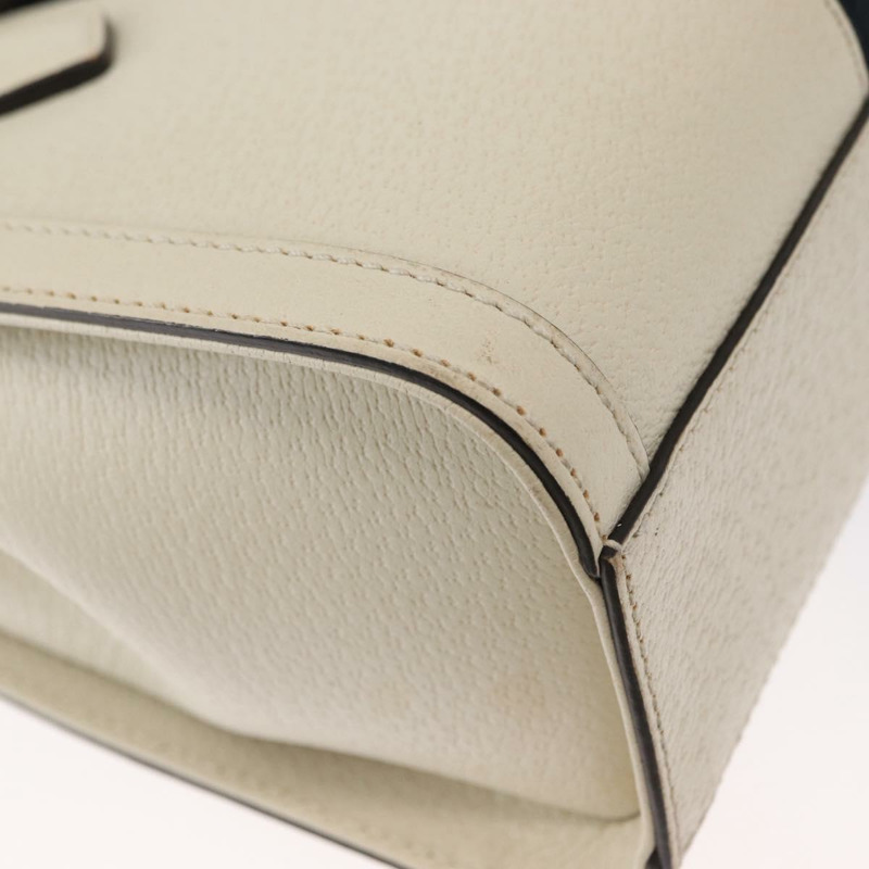 【日本直送】GUCCI Sherry Line Ophidia 手提包 皮革 兩用 白色 金色 547551 正品 156169-15