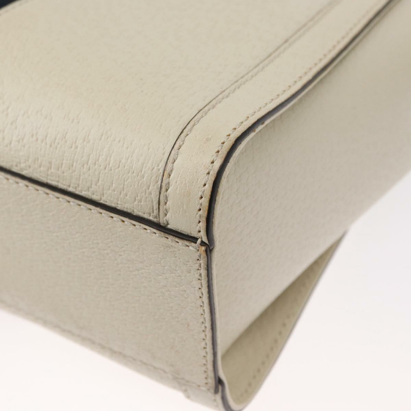 【日本直送】GUCCI Sherry Line Ophidia 手提包 皮革 兩用 白色 金色 547551 正品 156169-16