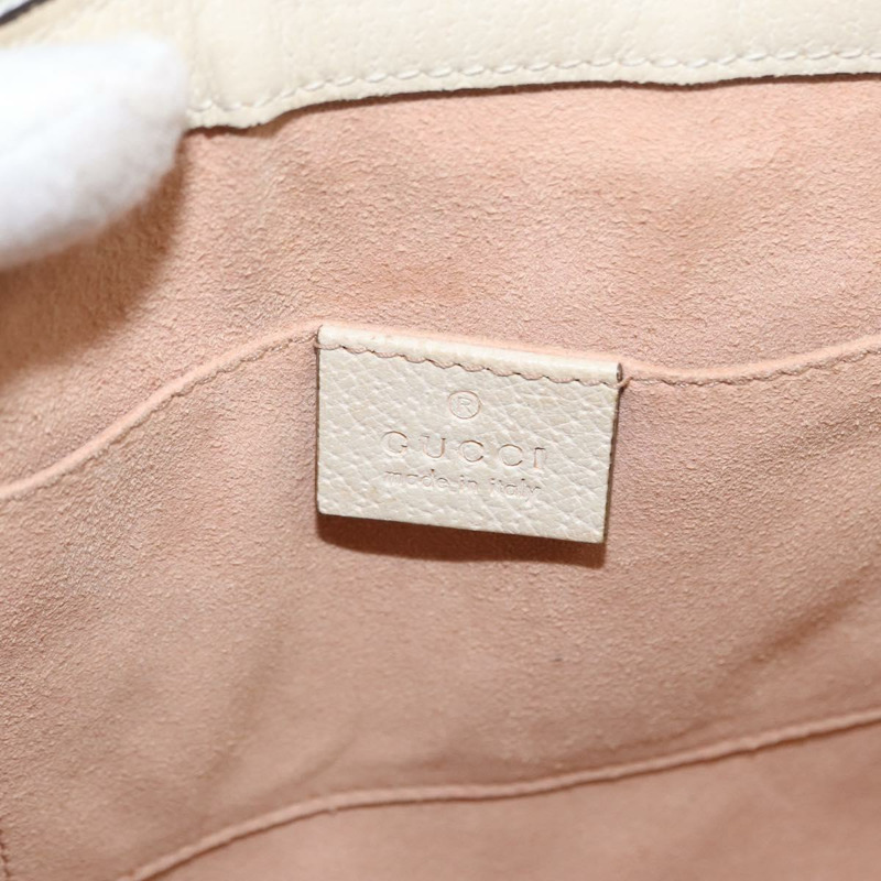 【日本直送】GUCCI Sherry Line Ophidia 手提包 皮革 兩用 白色 金色 547551 正品 156169-20