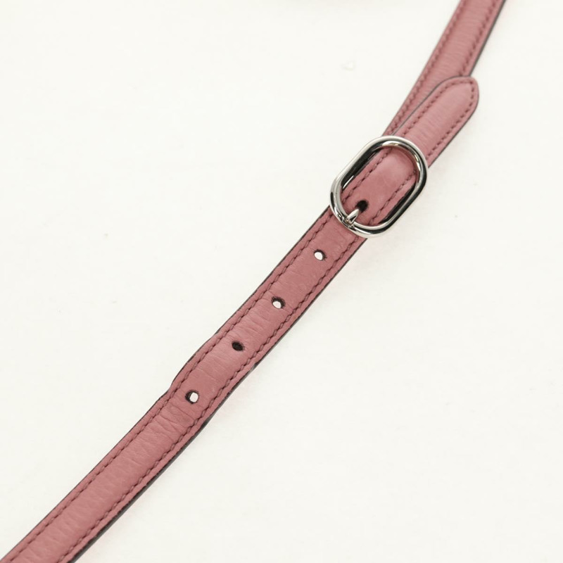 【日本直送】GUCCI Daily Bamboo 皮革雙肩包 粉紅色/銀色 370831 527066 正品 153704V-8