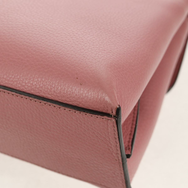 【日本直送】GUCCI Daily Bamboo 皮革雙肩包 粉紅色/銀色 370831 527066 正品 153704V-18