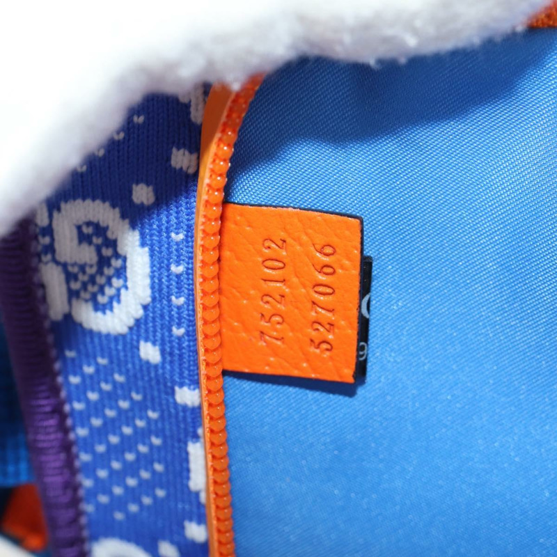 【日本直送】GUCCI 尼龍腰包 藍色 銀色 752102 正品 BA8729V-10