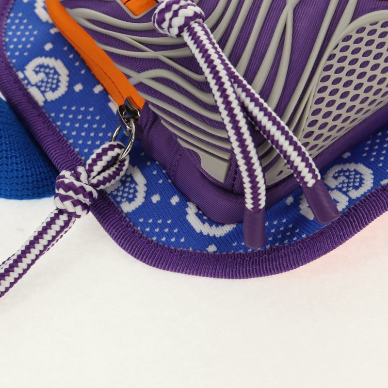 【日本直送】GUCCI 尼龍腰包 藍色 銀色 752102 正品 BA8729V-14