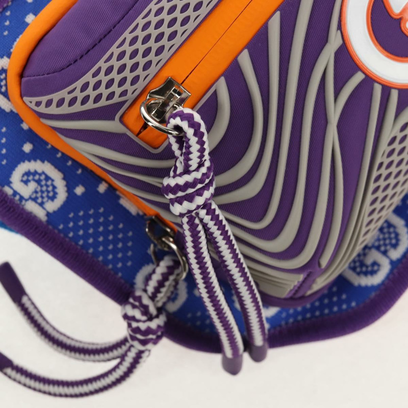 【日本直送】GUCCI 尼龍腰包 藍色 銀色 752102 正品 BA8729V-21