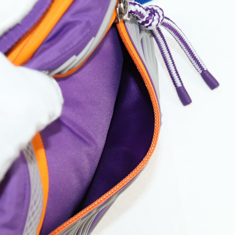 【日本直送】GUCCI 尼龍腰包 藍色 銀色 752102 正品 BA8729V-22