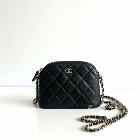 99新🆕 Chanel 香奈兒 24S 貝殼包黑金迷你