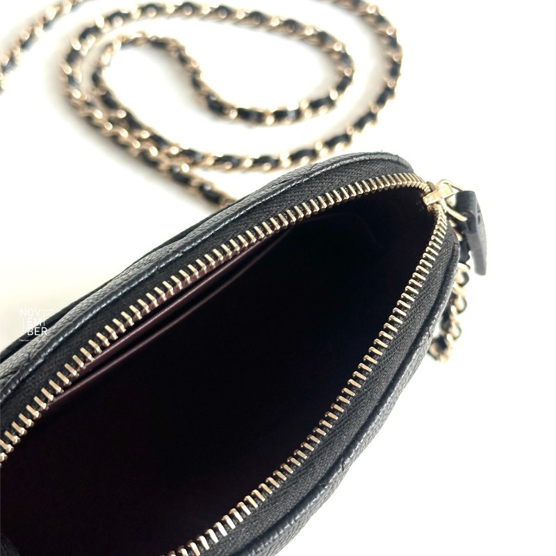 99新🆕 Chanel 香奈兒 24S 貝殼包黑金迷你-3