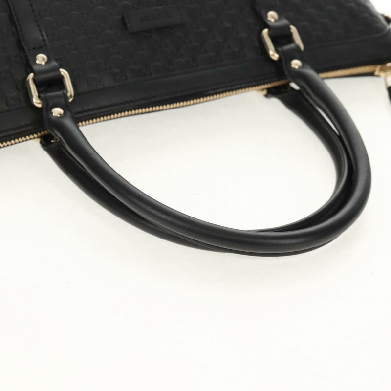 【日本直送】GUCCI Micro GG 帆布托特包 Outlet 兩用 黑色金色 449656 正品 153748SAM-6