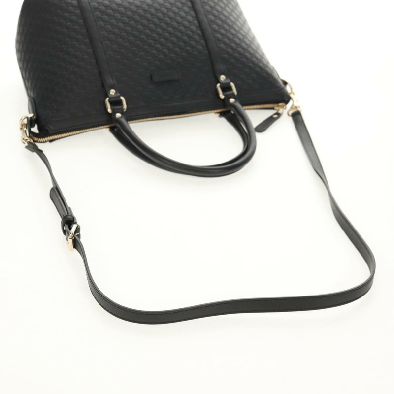 【日本直送】GUCCI Micro GG 帆布托特包 Outlet 兩用 黑色金色 449656 正品 153748SAM-7