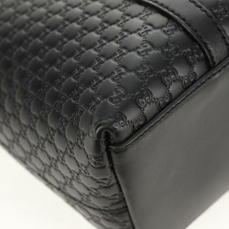 【日本直送】GUCCI Micro GG 帆布托特包 Outlet 兩用 黑色金色 449656 正品 153748SAM-8