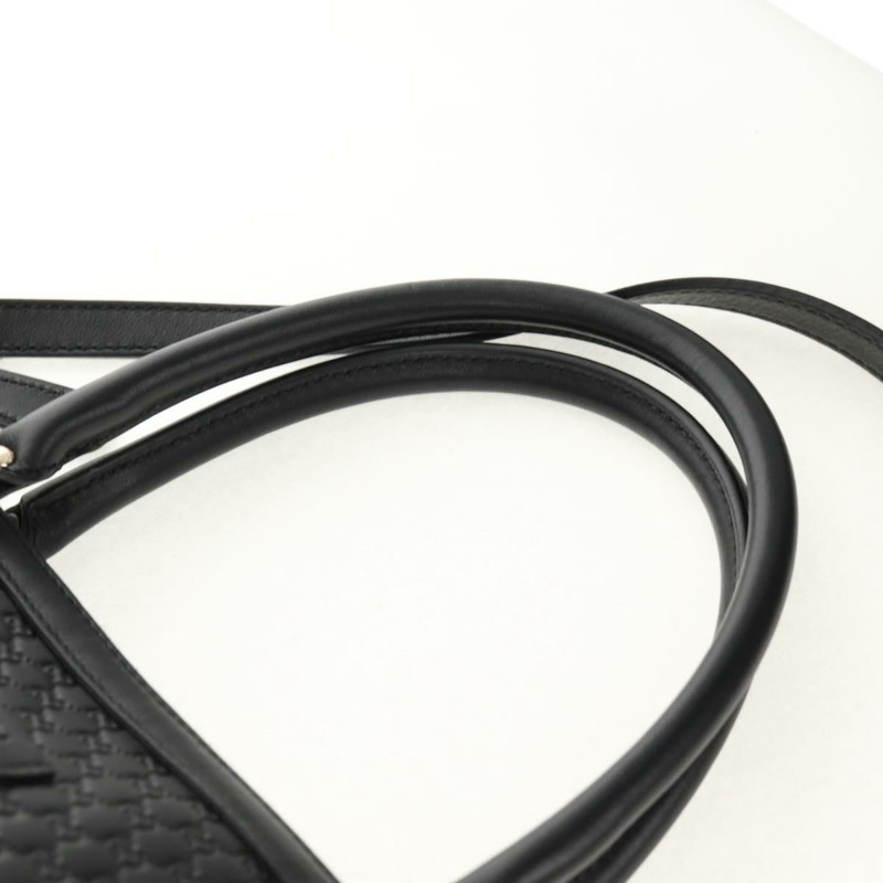 【日本直送】GUCCI Micro GG 帆布托特包 Outlet 兩用 黑色金色 449656 正品 153748SAM-14