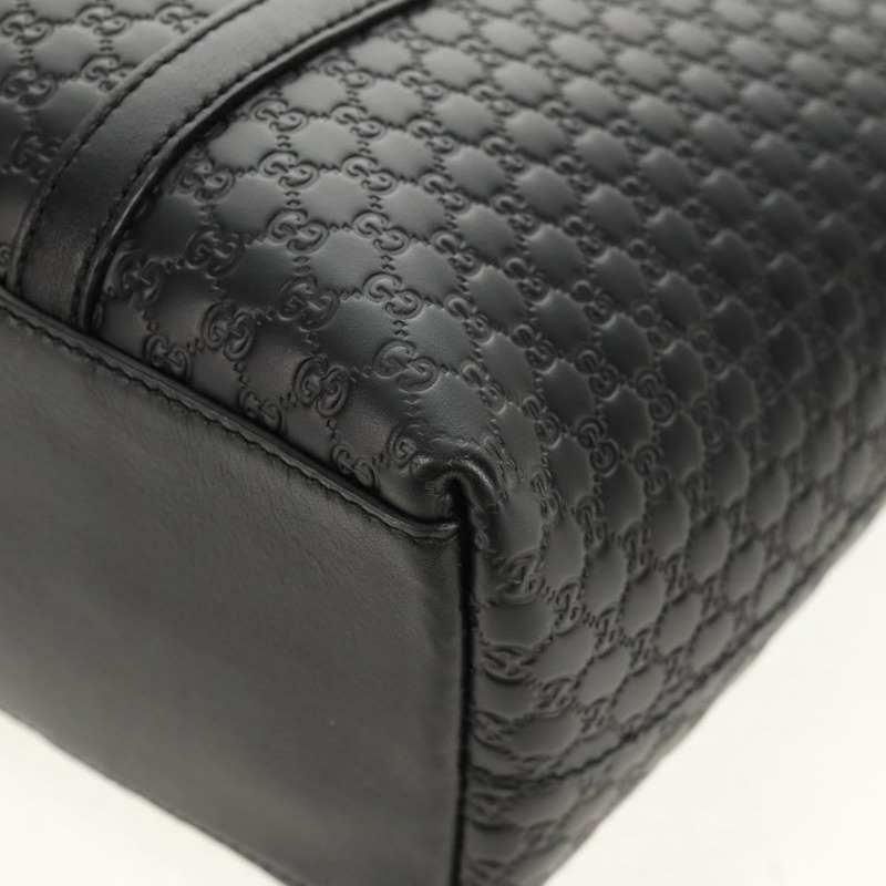 【日本直送】GUCCI Micro GG 帆布托特包 Outlet 兩用 黑色金色 449656 正品 153748SAM-17