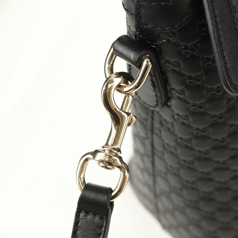 【日本直送】GUCCI Micro GG 帆布托特包 Outlet 兩用 黑色金色 449656 正品 153748SAM-20