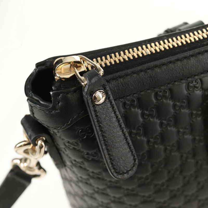 【日本直送】GUCCI Micro GG 帆布托特包 Outlet 兩用 黑色金色 449656 正品 153748SAM-22