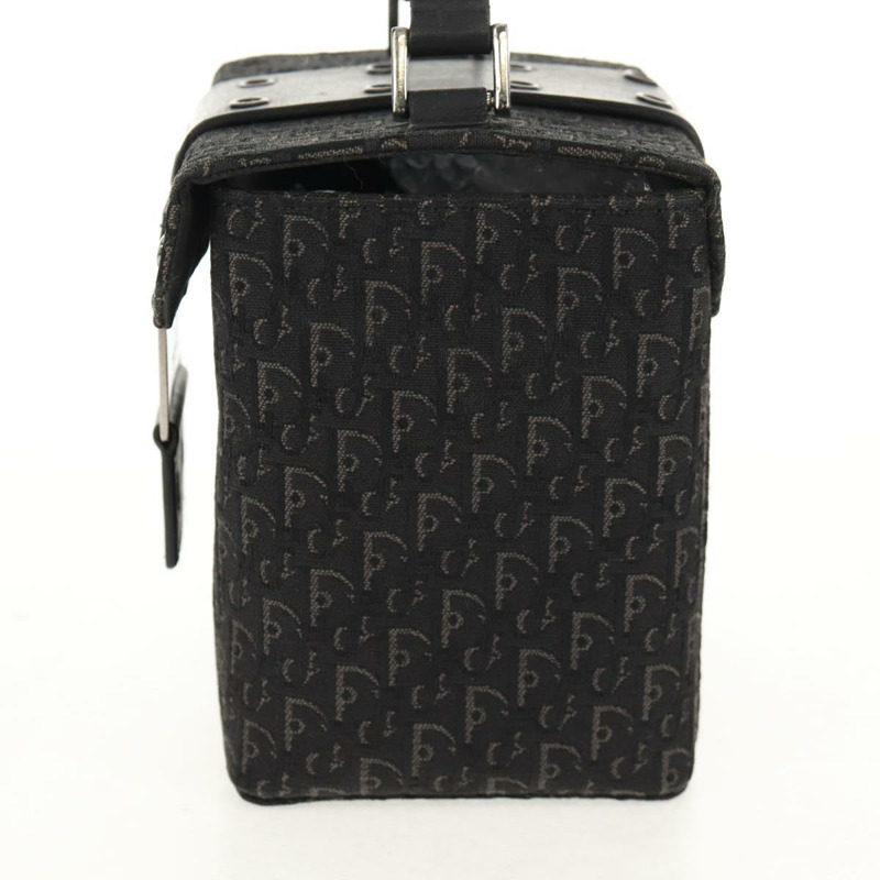 【日本直送】Christian Dior Trotter帆布化妝包 黑色銀色 正品 153737V-2