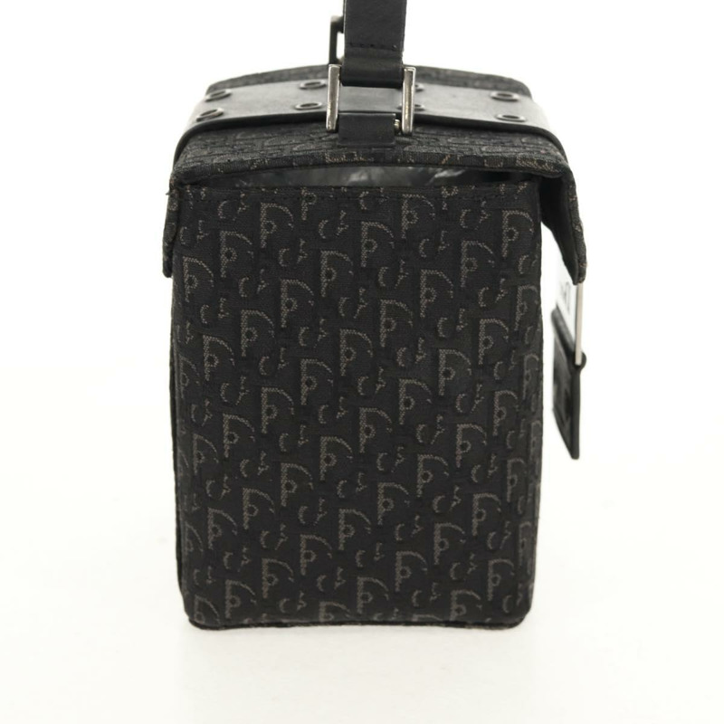 【日本直送】Christian Dior Trotter帆布化妝包 黑色銀色 正品 153737V-3