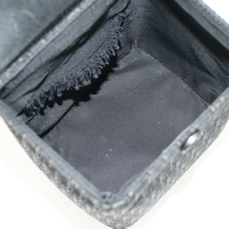 【日本直送】Christian Dior Trotter帆布化妝包 黑色銀色 正品 153737V-9