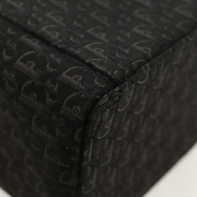 【日本直送】Christian Dior Trotter帆布化妝包 黑色銀色 正品 153737V-14