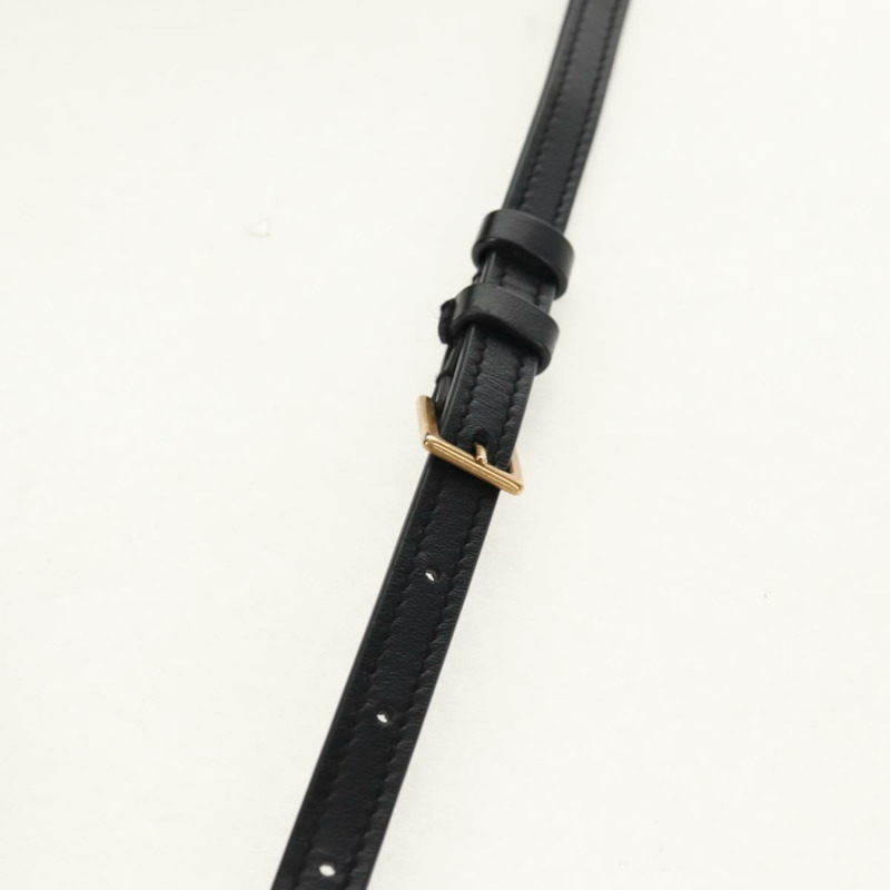 【日本直送】SAINT LAURENT 羊皮單肩包 黑色 金色 正品 153740SAM-7