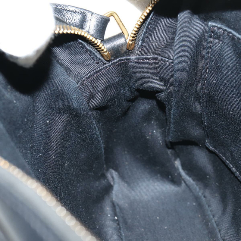 【日本直送】SAINT LAURENT 羊皮單肩包 黑色 金色 正品 153740SAM-22